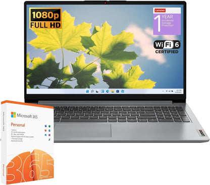 Lenovo IdeaPad 1 15IJL7 Student Laptop Dual Core + Office