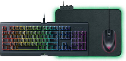 Razer 8541666607 Holiday Bundle - Cynosa Keyboard, Abyssus Mouse, Goliathus Mousepad
