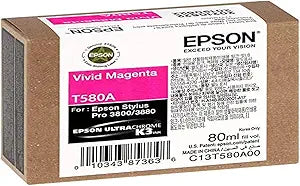 Epson T580A UltraChrome K3 Vivid Magenta Ink Cartridge