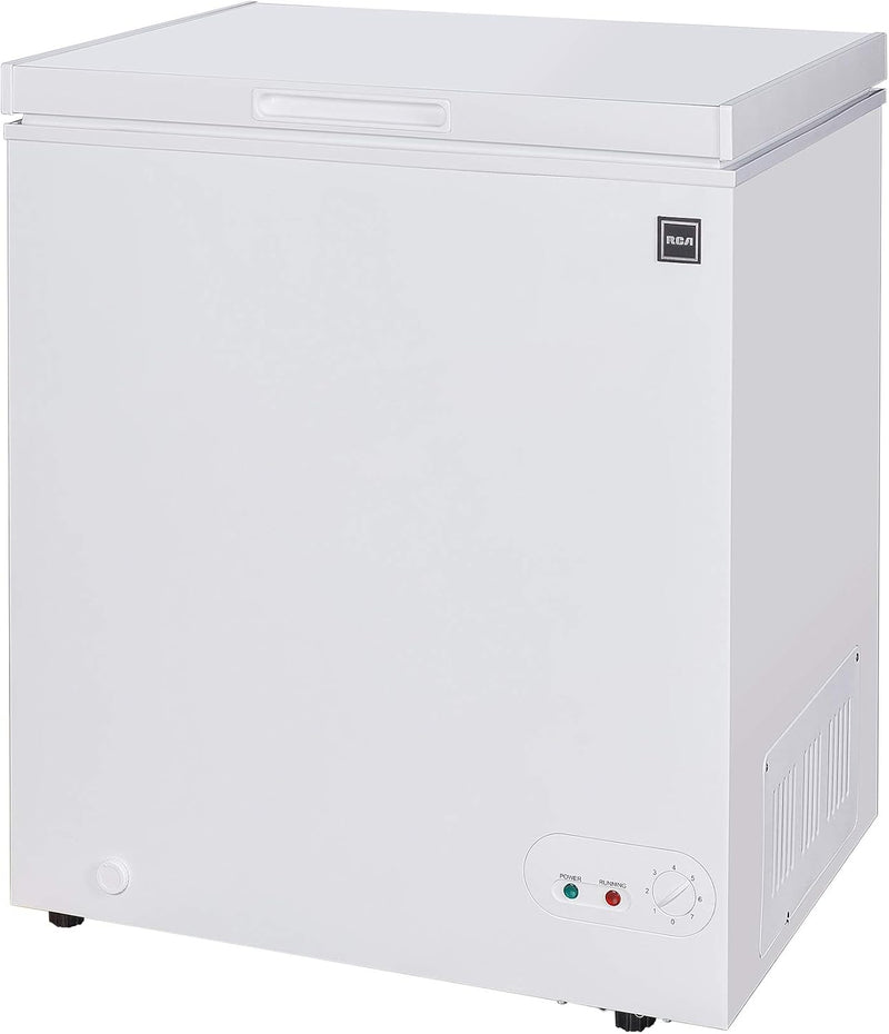 RCA RFRF450-AMZ 5.1 Cu Ft Chest Freezer, White - Compact Storage — main product image