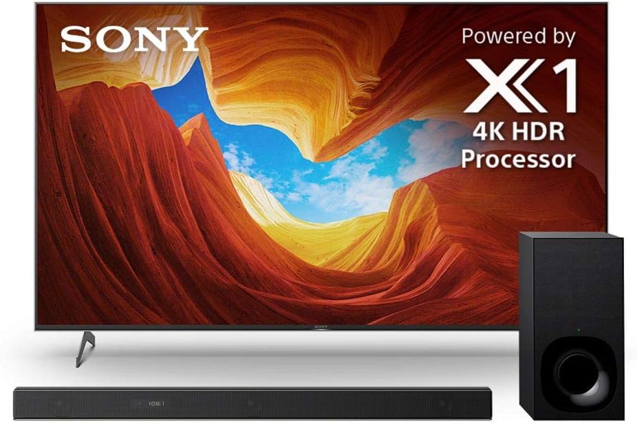 Sony X900H 55-Inch 4K UHD Smart LED TV Bundle