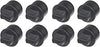 Neutrik NDF Dummy Plug Female XLR Black 8-Pack