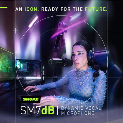 Shure SM7dB - Dynamic Vocal Microphone with Built-in Preamp