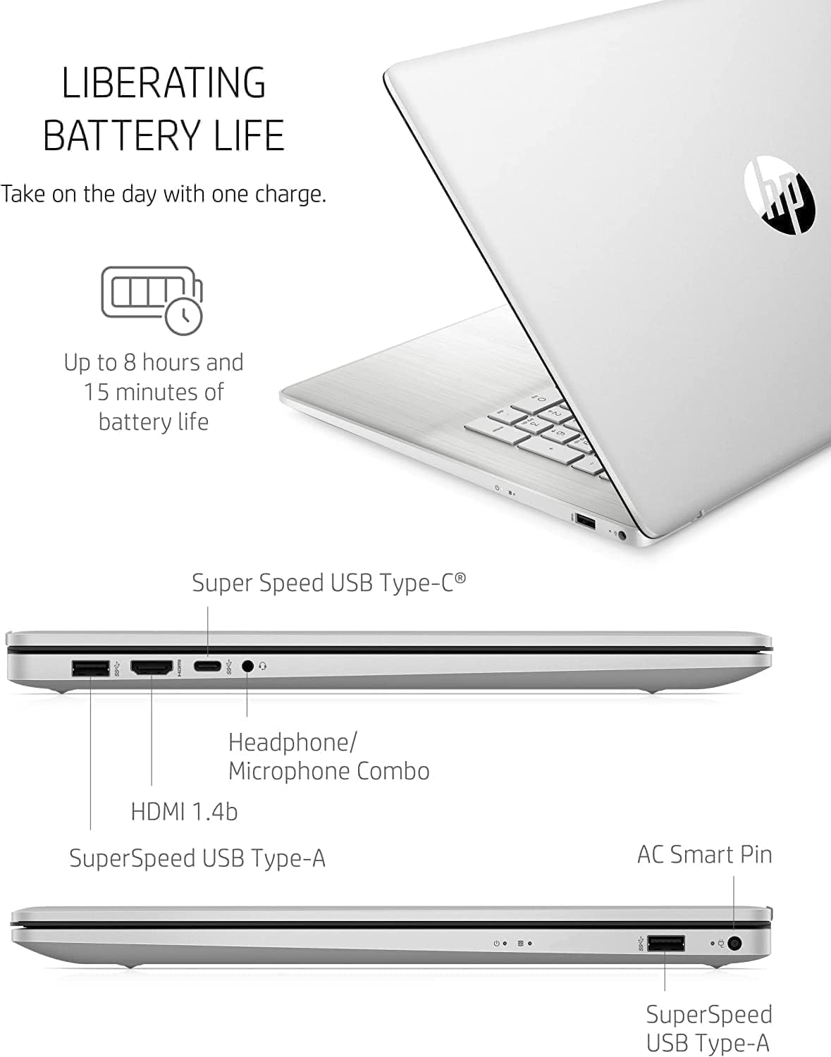 HP 17 Ryzen 5 5500U 17.3" FHD Laptop