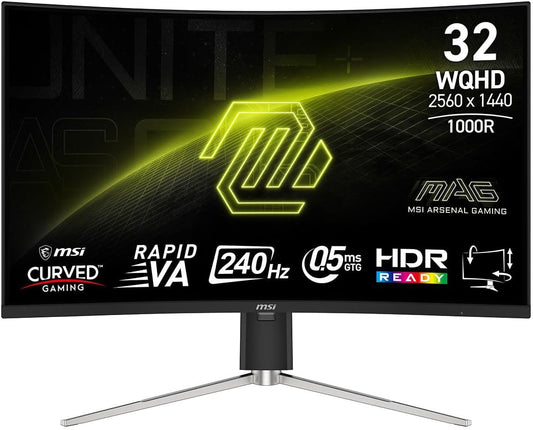 MSI MAG 325CQRXF E2 32" 240Hz WQHD Gaming Monitor