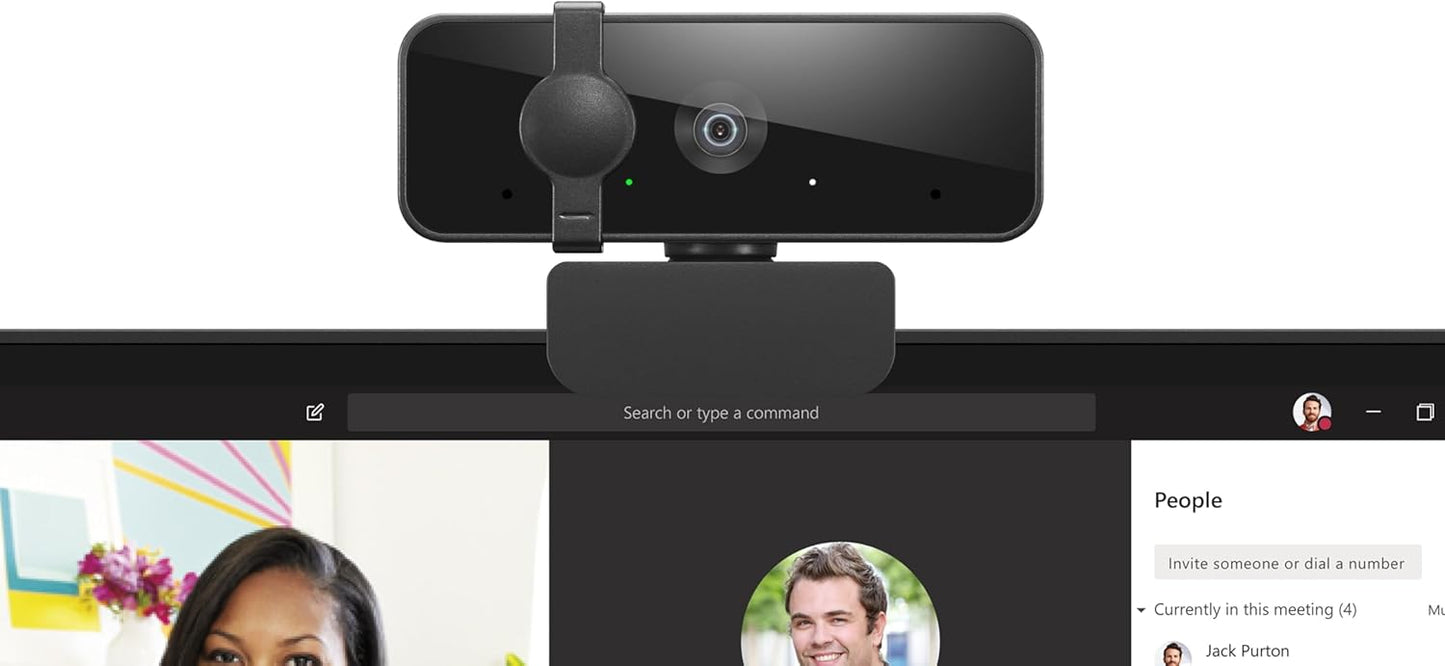 Lenovo GXC1Q45625 HD 1080p Webcam - Wide Angle, Privacy Shutter