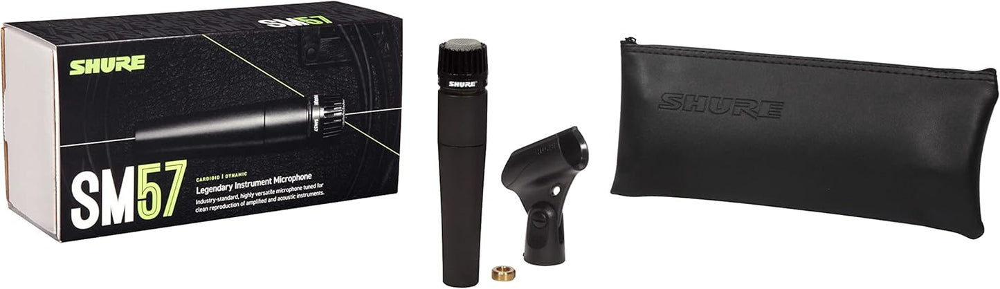 Shure SM57-LC Instrument Microphone Dynamic Cardioid XLR