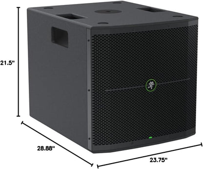 Mackie MATHUMP115S Thump 115S 1400W Powered Subwoofer Bundle