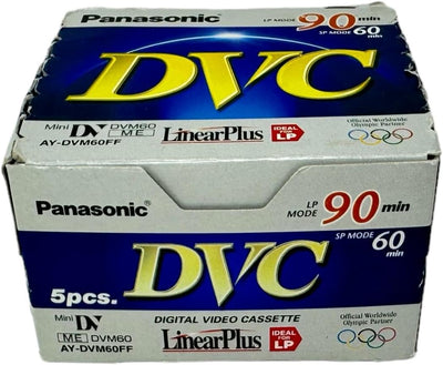 Panasonic 0L-TWBO-RMQI Mini DV Cassette 5-Pack