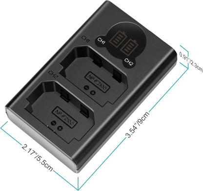 Neewer 10094397 Dual USB Charger NP-FZ100
