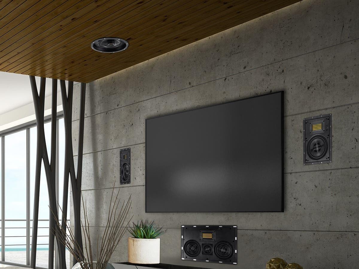 Monoprice 124435 Amber 6.5in Carbon Fiber Ceiling Speakers