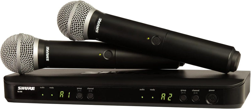 Shure BLX288/PG58-H10 Dual Wireless Microphone System — main product image