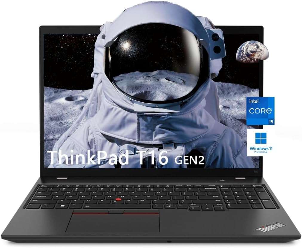 Lenovo ThinkPad T16 Gen 2 - i5-1335U, 24GB RAM, 1TB SSD, 16" WUXGA Laptop