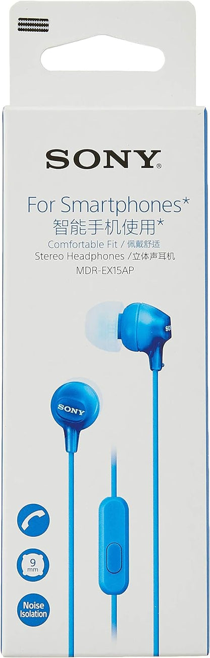 Sony MDREX15AP/L In-Ear Earbud Headphones - Blue