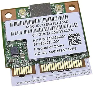 HP 615939-001 802.11 b/g/n WLAN Bluetooth Combo Card — main product image