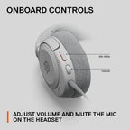 SteelSeries Arctis Nova 1P White Gaming Headset PS5 PC
