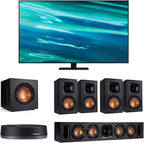 Samsung QN75Q80AA 75-inch QLED 4K Smart TV with Klipsch 5.1 SoundSend Used