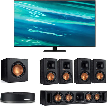 Samsung QN75Q80AA 75-inch QLED 4K Smart TV with Klipsch 5.1 SoundSend Used