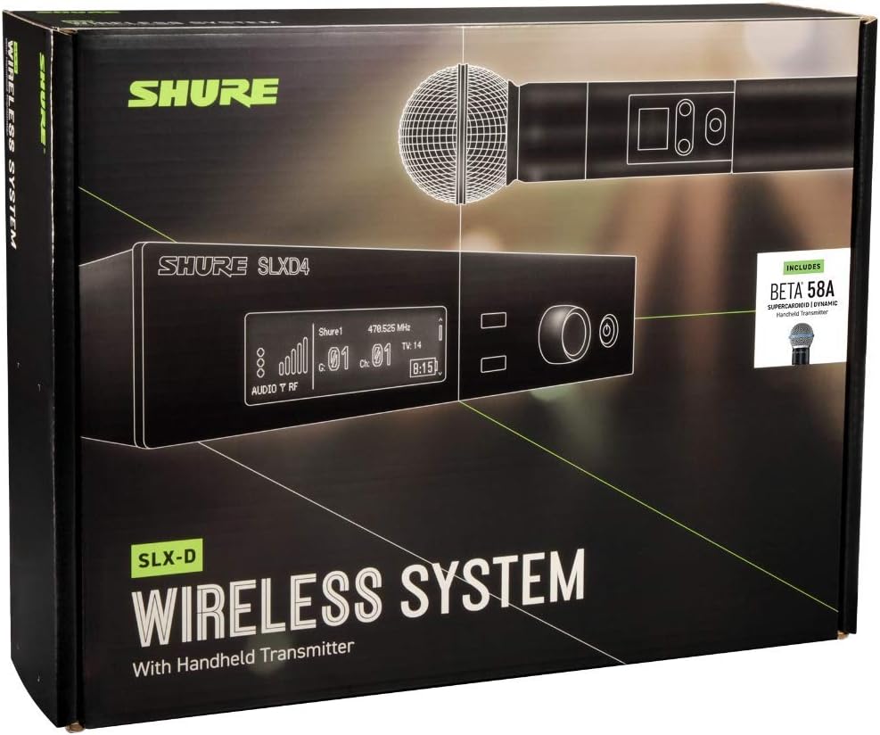 Shure SLXD24/B58-J52 - Digital Wireless Handheld Microphone System
