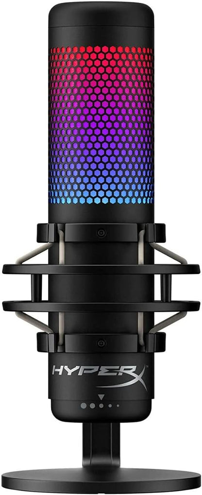 HyperX HMIQ1S-XX-RG-G-B/4P5P7AA-B QuadCast S RGB USB Microphone Renewed