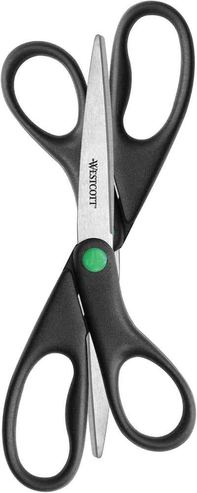 Westcott 15179 KleenEarth 8-Inch Recycled Scissors 2-Pack