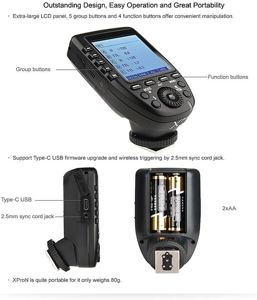 Godox SG_B078MJJFPS Xpro-F Flash Trigger for Fujifilm