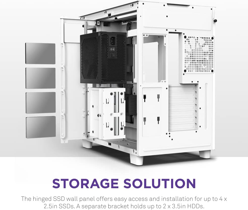 NZXT CM-H91EW-01 H9 Elite White Dual-Chamber ATX Case
