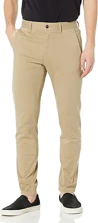 BOSS 504707972393232 Men's Tapered Fit Cotton Blend Trousers
