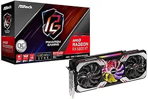 ASRock RX 6800 XT PG D 16G OC Radeon Graphics Card Renewed