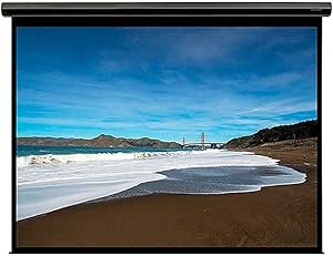 Monoprice 107931 106-inch Motorized Projector Screen - 16:9 Matte White — main product image