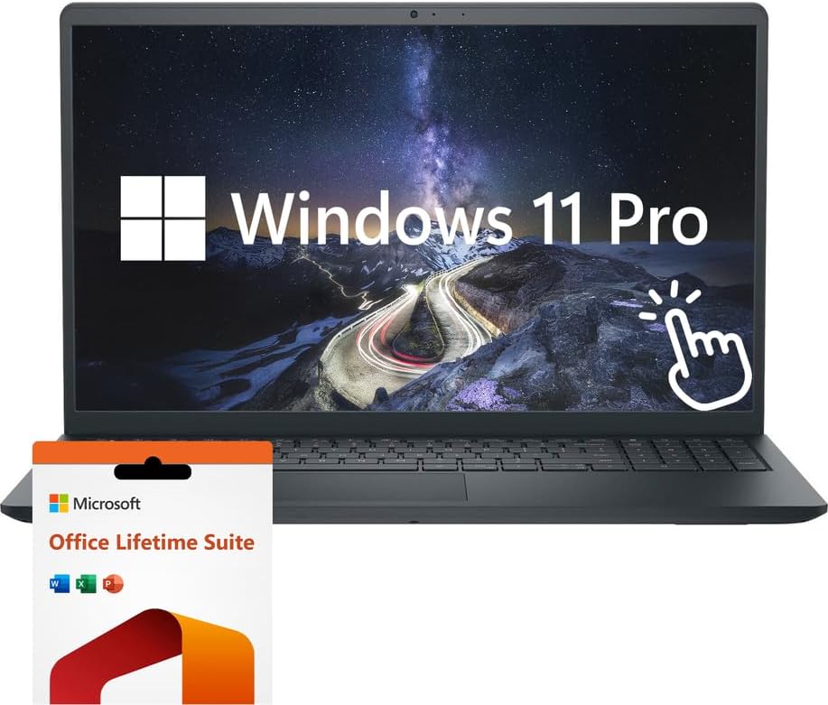 Dell 15 i7 Touchscreen Laptop w/Office Suite