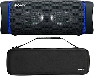 Sony SRSXB33B Portable Waterproof Bluetooth Speaker Bundle