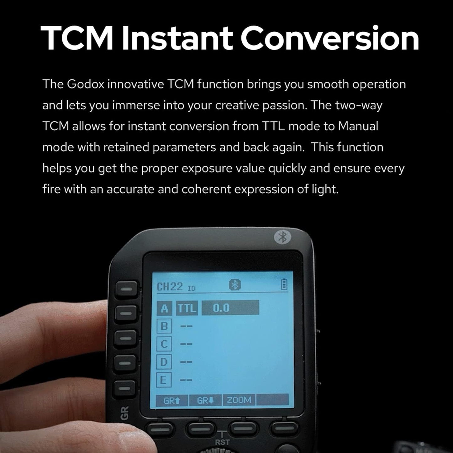 Godox XPROIIC2VBC XProII-C TTL Wireless Flash Trigger