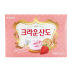 Crown 101N54190A Biscuit Sando Strawberry Cream Cookies