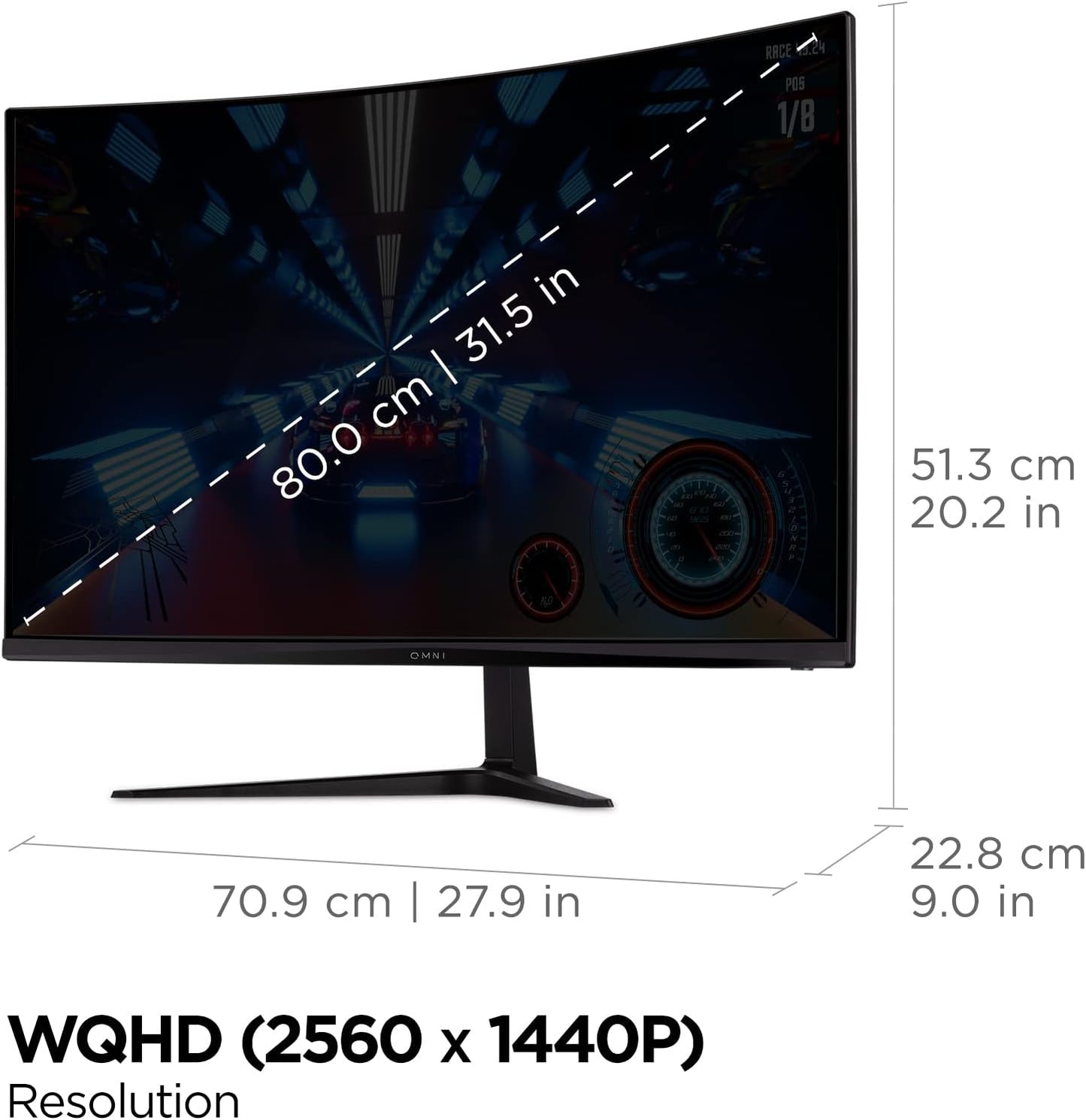 ViewSonic VX3218C-2K 32-Inch Curved Gaming Monitor