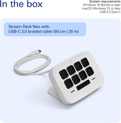 Elgato 20GBJ9901 Stream Deck Neo - 8 Keys