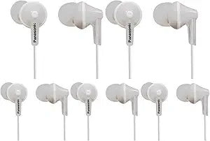 Panasonic RP-HJE125-W_K2 Earphones (White) - 5 PACK