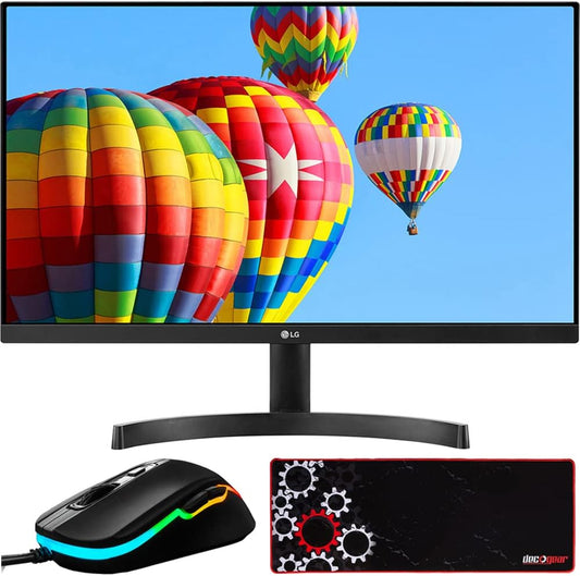 LG E32LG24ML600MB 24" FHD IPS Monitor Gaming Bundle