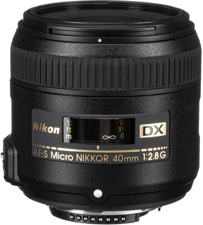 Nikon AF-S DX 40mm f/2.8G Macro Lens Bundle