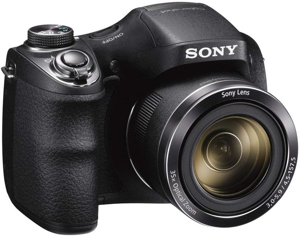 Sony DSCH300/B Cyber-Shot 35x Zoom Camera Bundle (Renewed)