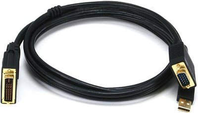 Monoprice 103036 6ft VGA USB to M1-D Video Cable