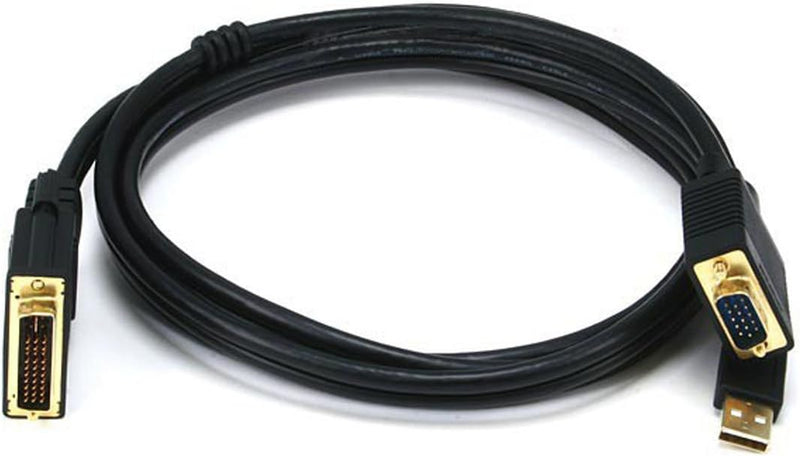 Monoprice 103036 6ft VGA USB to M1-D Video Cable — main product image