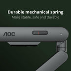 AOC AM420G Dual Monitor Desk Mount - 17-34 Inch Adjustable Stand