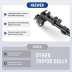Neewer 10079574 Photography Tripod Dolly - 33lbs Capacity
