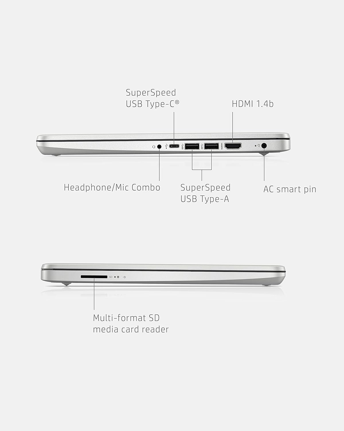 HP 14-dq0090nr 14-inch Pentium 128GB SSD Windows 11 Laptop