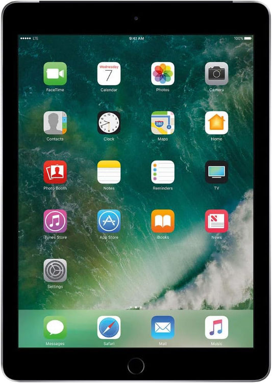 Apple iPad 128GB WiFi + Cellular Space Gray (Renewed)