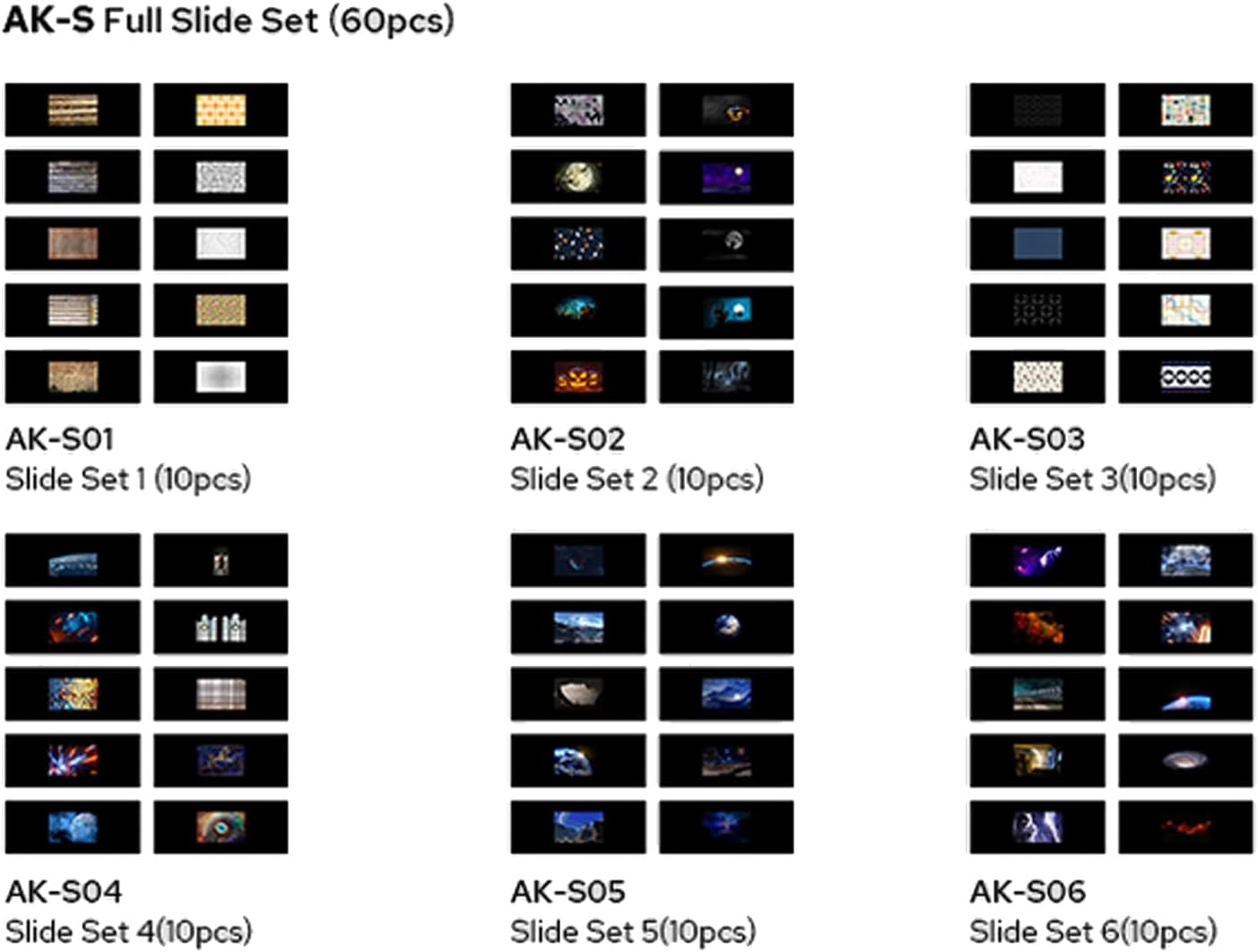 Godox AK-S Full Slide Set for AK-R21 Projection