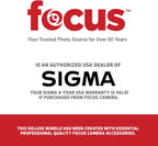 Sigma DC DN 16mm F1.4 Lens - Canon EF-M Bundle