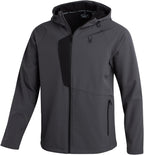 Spyder Softshell Jacket Mens Lightweight Hooded Fleece