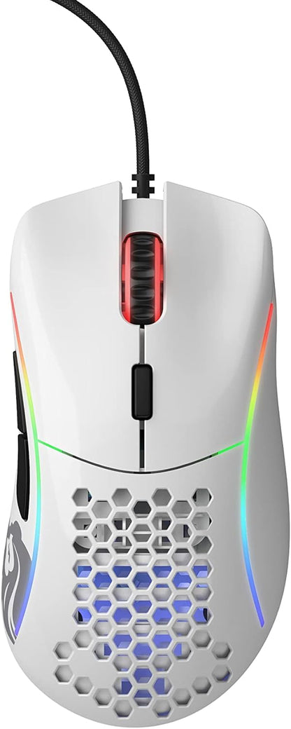 Glorious GLO-MS-DM-GW Model D- (Minus) Gaming Mouse White